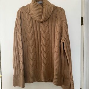Banana Republic Camel Cowl Neck Sweater